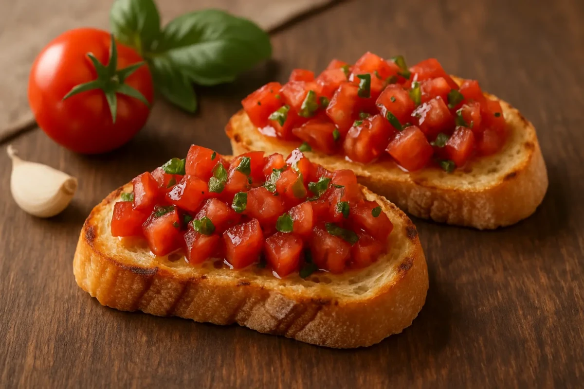 Bruschetta: Knuspriges Brot, sonnengereifte Tomaten und pure italienische Einfachheit