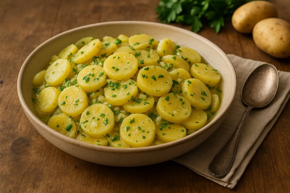 Klassischer Kartoffelsalat: einfach und aromatisch