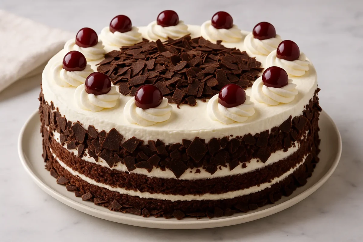 Schwarzwälder Kirschtorte: Der aromatische Klassiker voller Kirschduft, Schokolade und Sahne