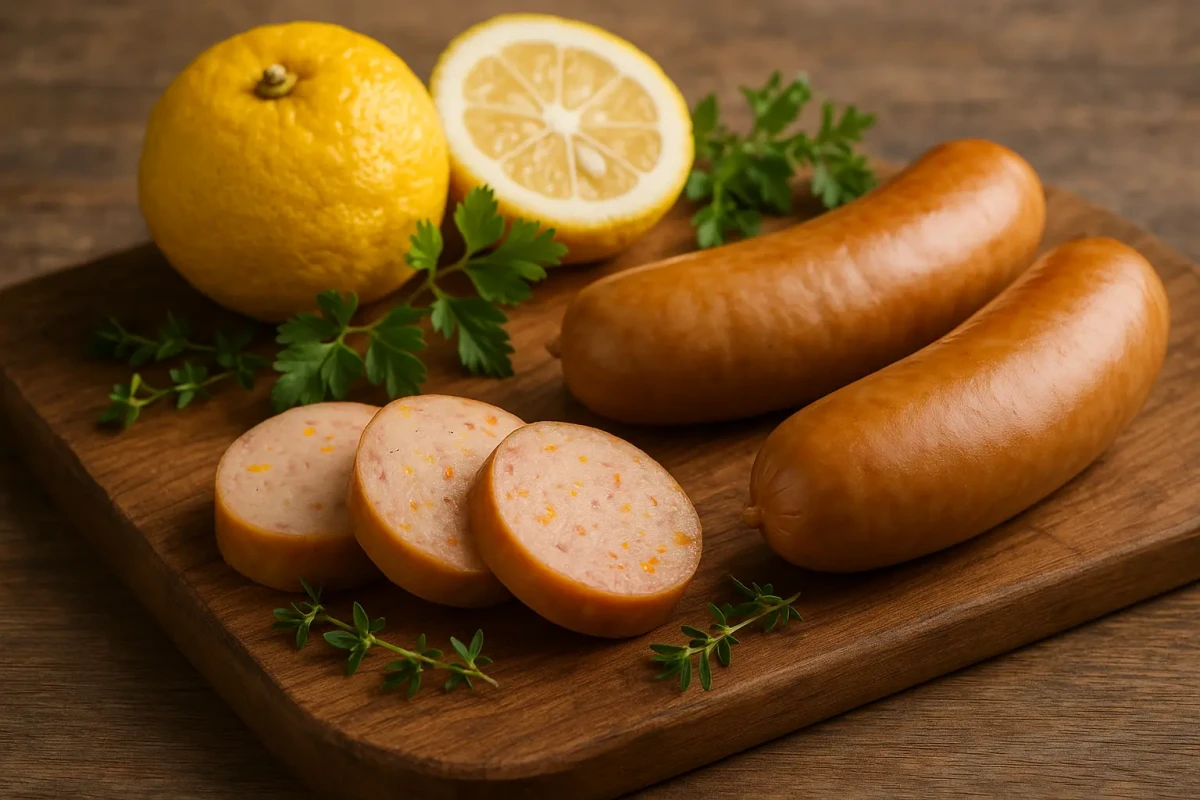 Yuzu-Wurst: moderne Wurst mit Zitrusnote